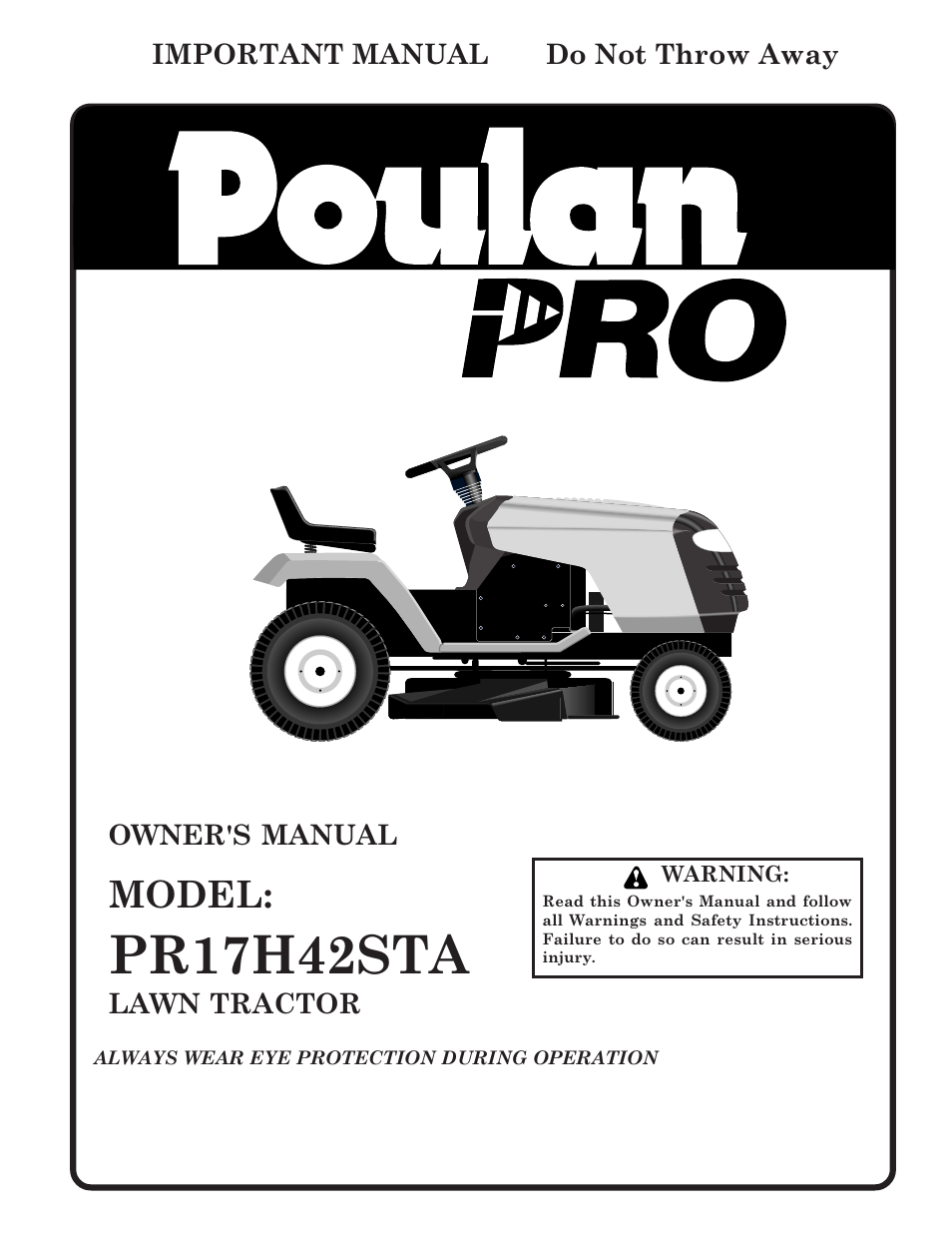 Poulan 173304 User Manual | 48 pages