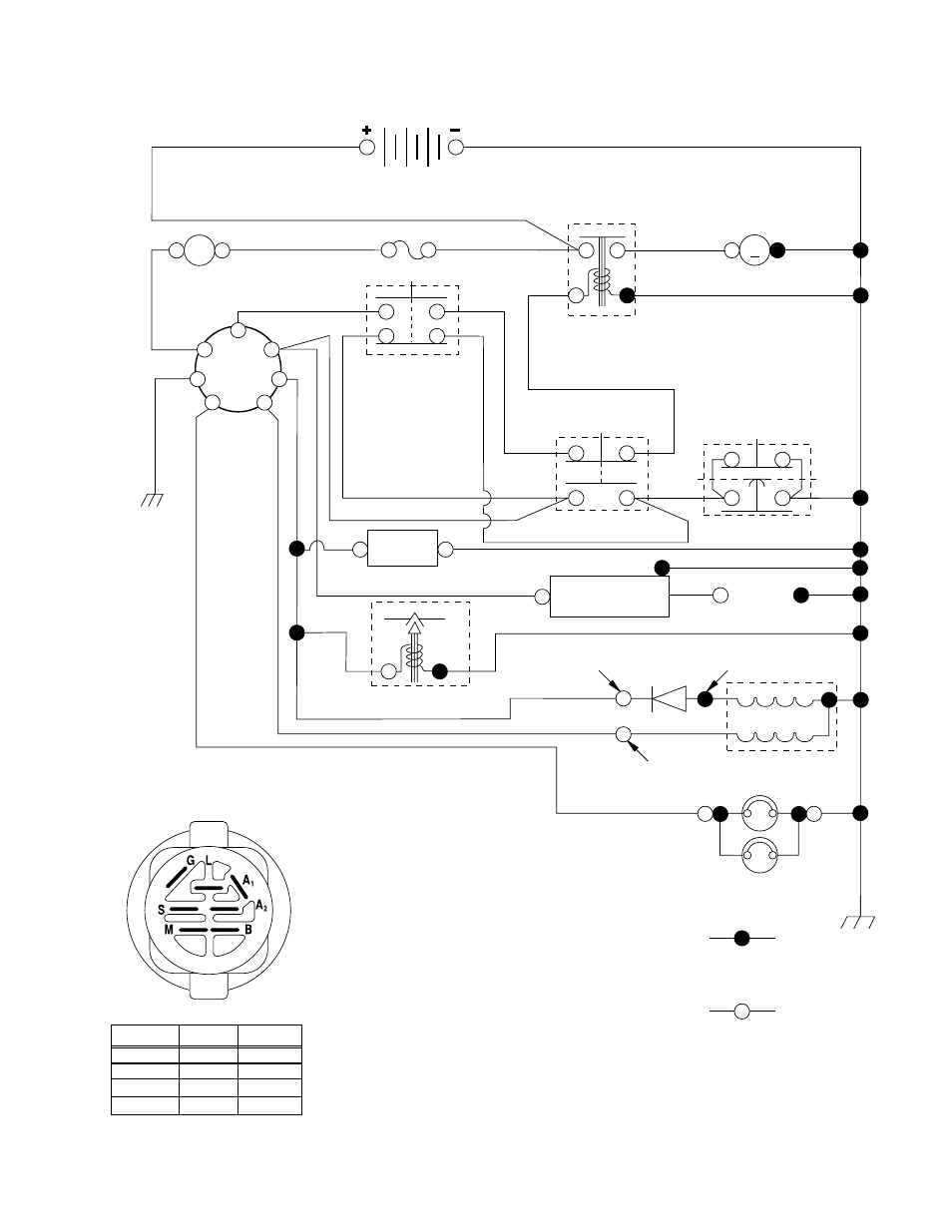 Tractor - - model number pr17h42sta, Schematic | Poulan 173304 User Manual | Page 27 / 48