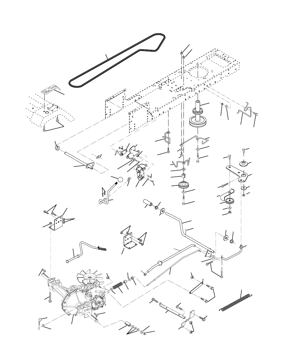 Tractor - - model number pr17h42sta, Drive | Poulan 173304 User Manual | Page 32 / 48