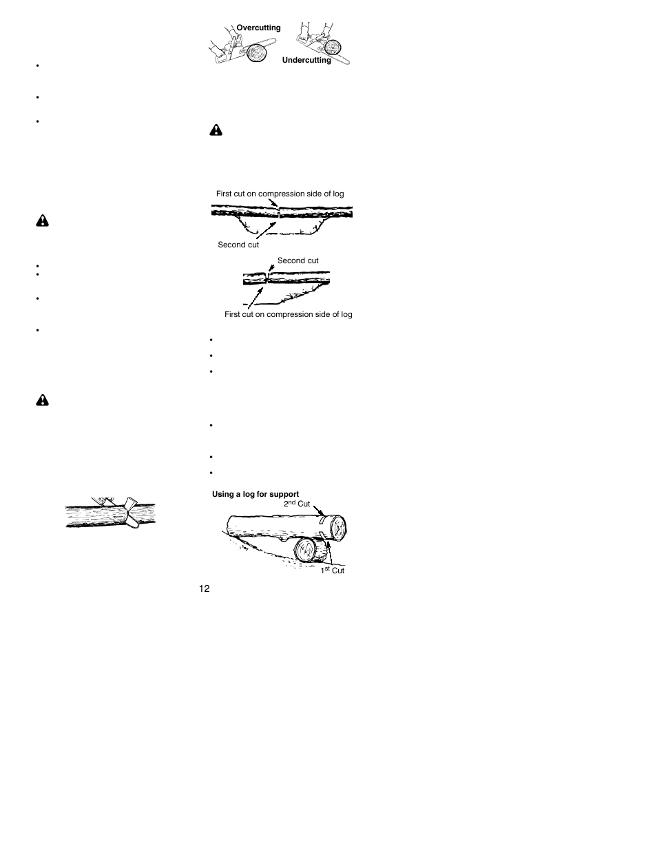 Poulan S1634 LE User Manual | Page 12 / 18