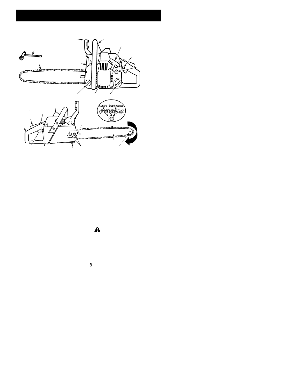 Operation | Poulan S1634 LE User Manual | Page 8 / 18