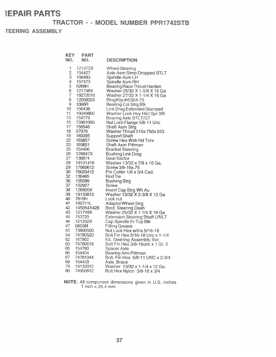 Leriii‘ i 5seiibly, Odel nupr:r t^r i ^ ^r | Poulan 169553 User Manual | Page 37 / 48