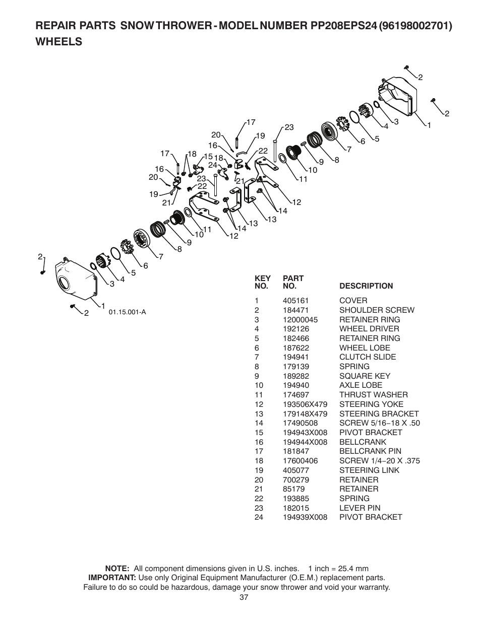 Poulan 429956 User Manual | Page 37 / 40