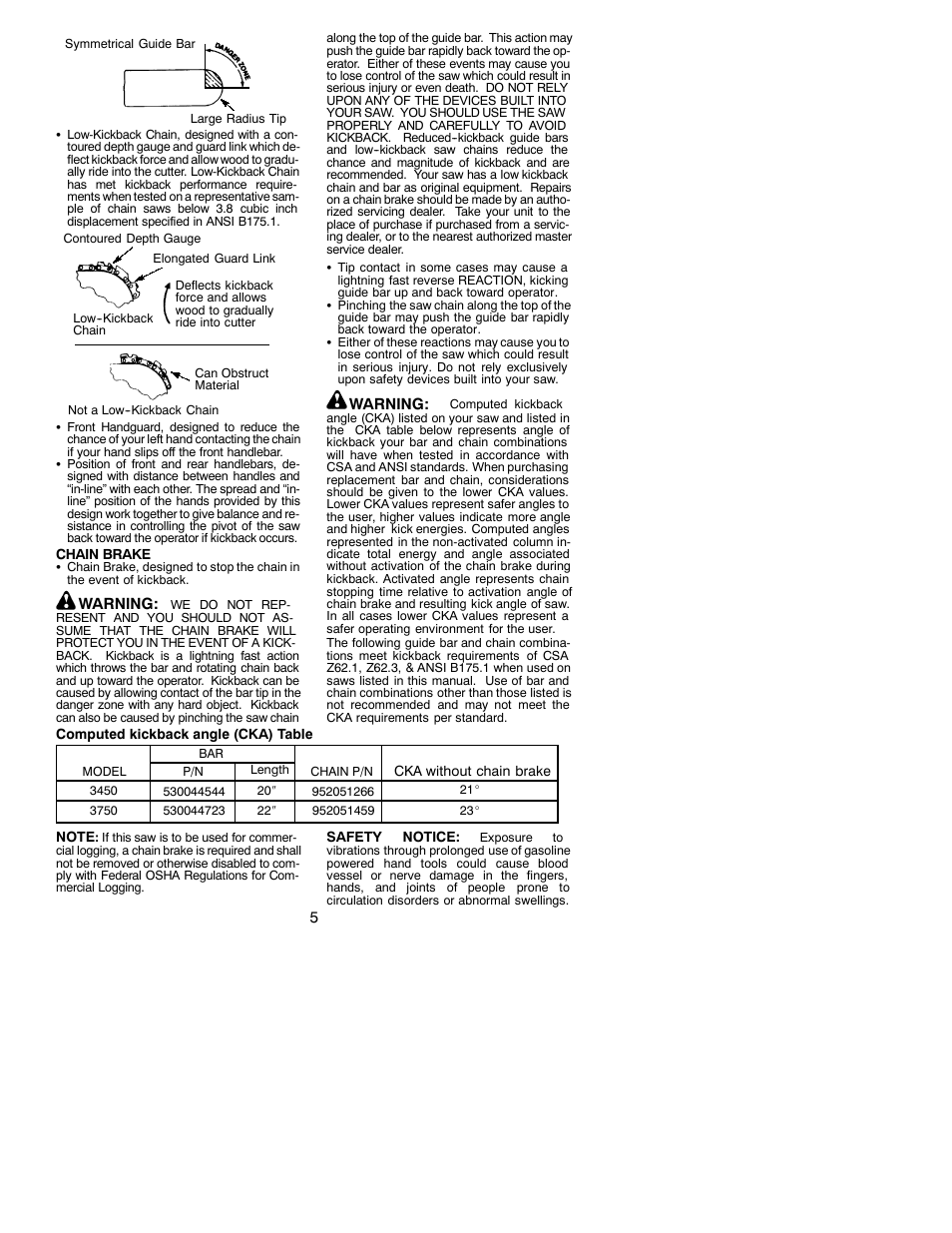 Poulan 3450 User Manual | Page 5 / 17