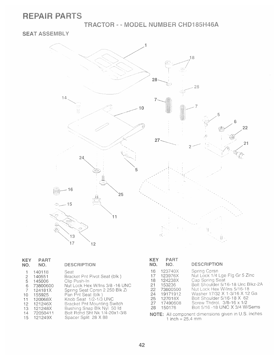Repair parts - - ivic | Poulan 159515 User Manual | Page 40 / 50