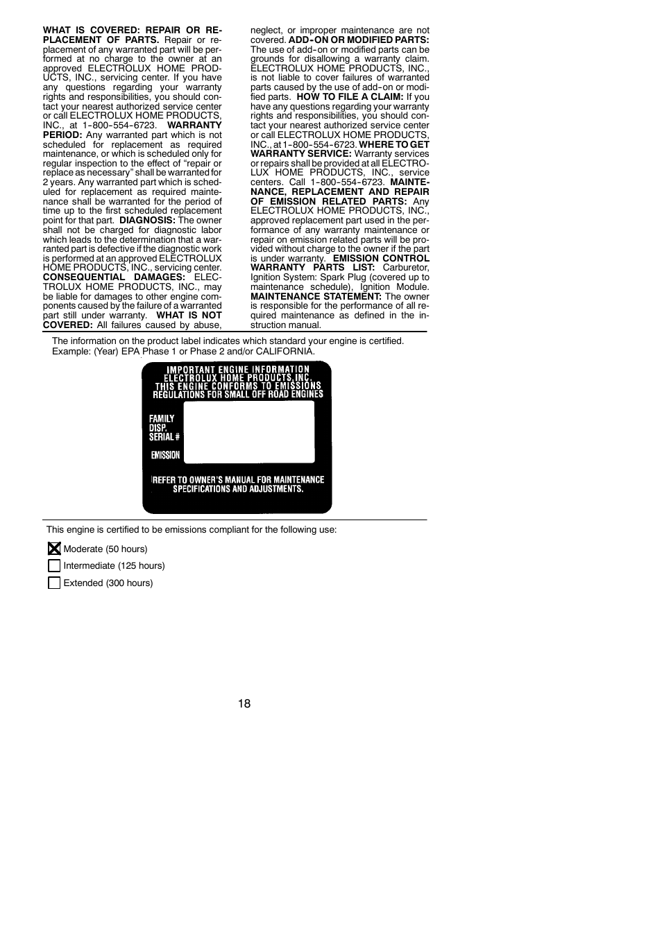 Poulan PP4620AVHD User Manual | Page 18 / 18