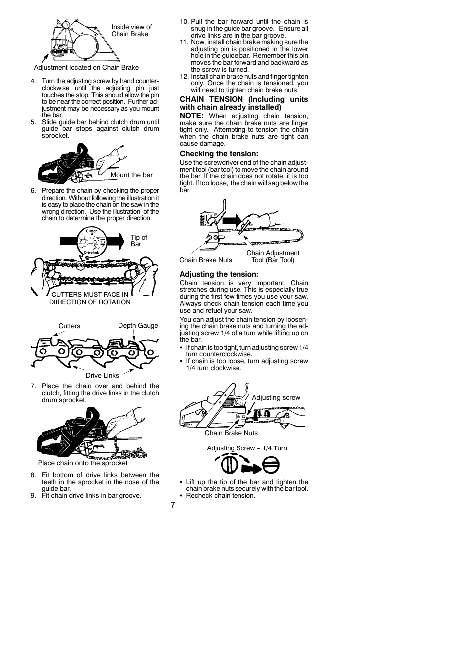 Poulan PP4620AVHD User Manual | Page 7 / 18