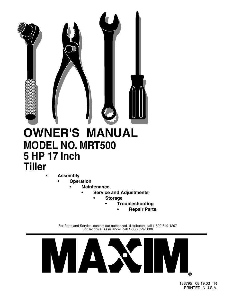 Poulan MRT500 User Manual | 28 pages