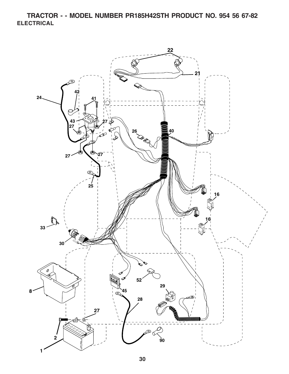 Electrical | Poulan 183371 User Manual | Page 30 / 48