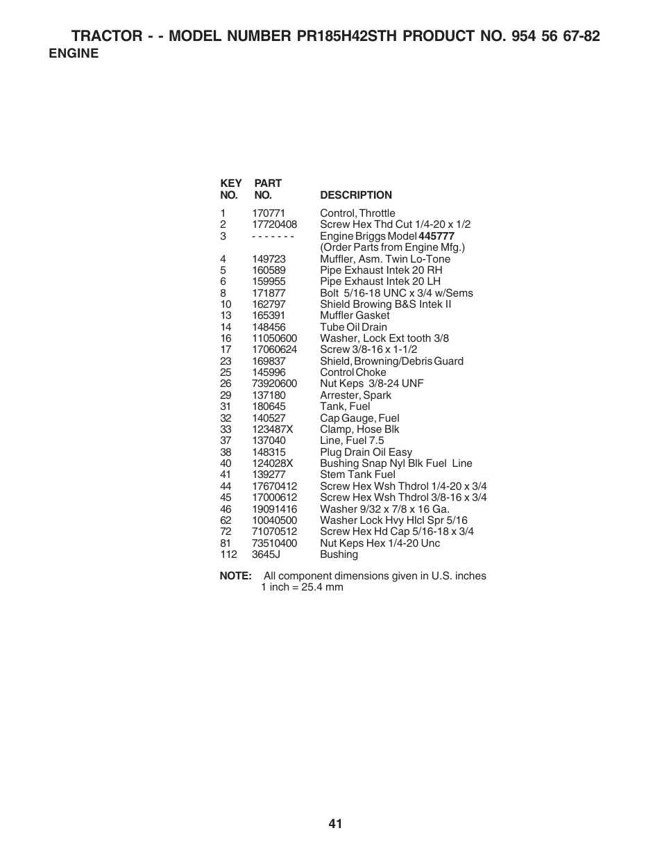 Poulan 183371 User Manual | Page 41 / 48