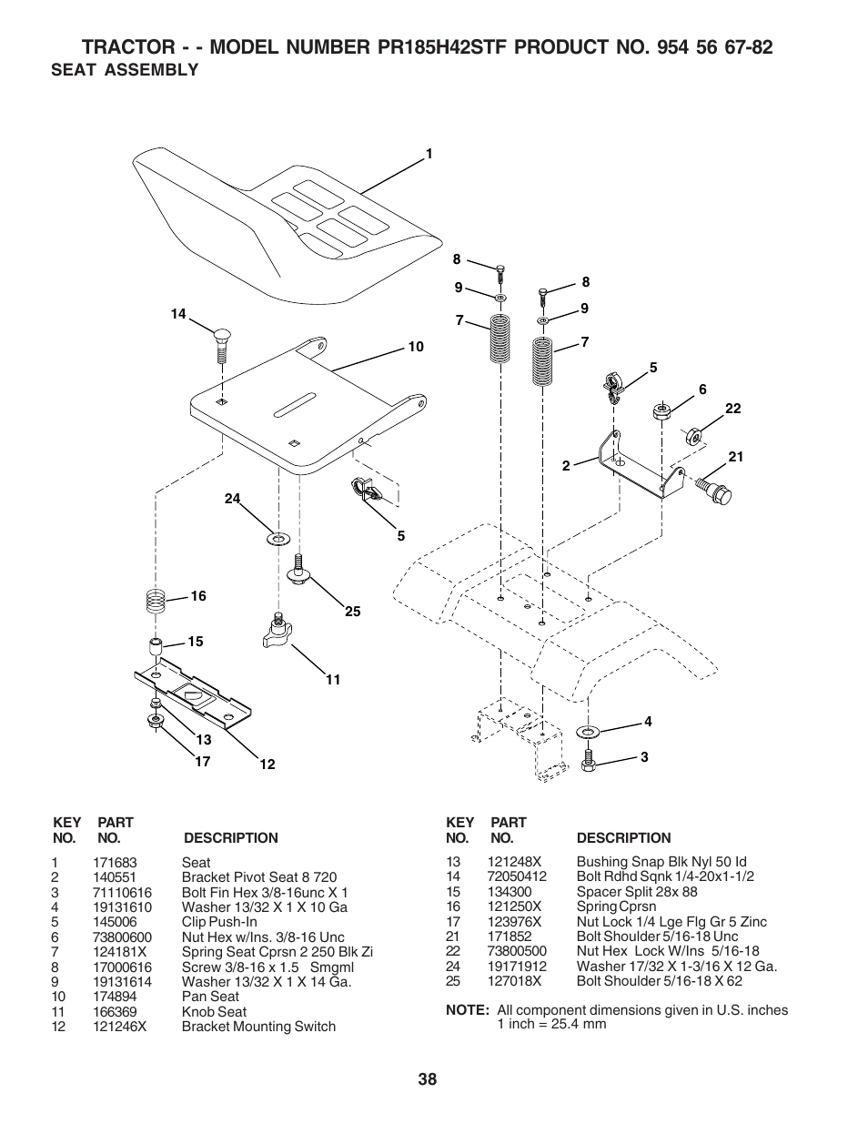 Poulan 183111 User Manual | Page 38 / 48