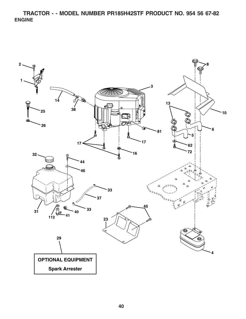 Poulan 183111 User Manual | Page 40 / 48