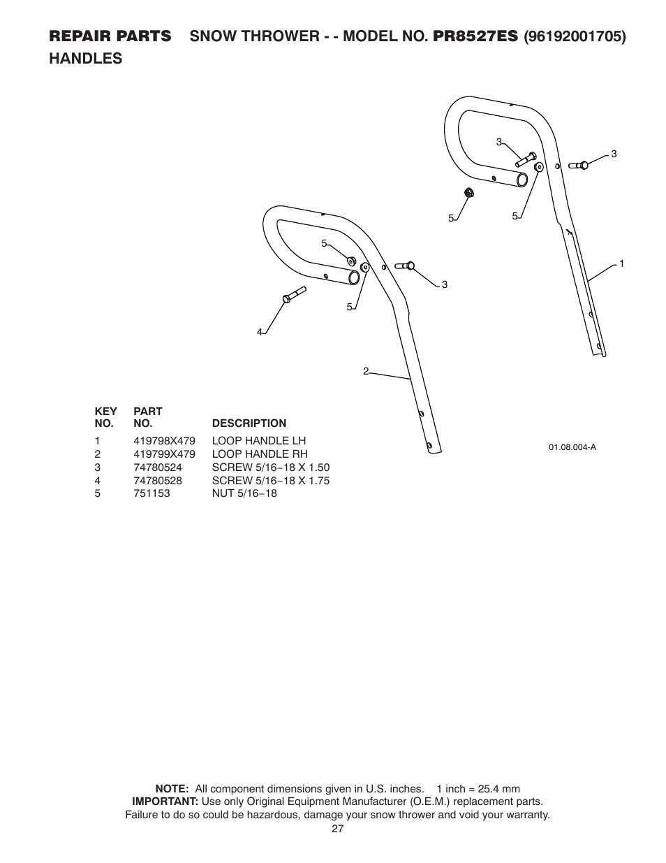 Poulan 421469 User Manual | Page 27 / 40