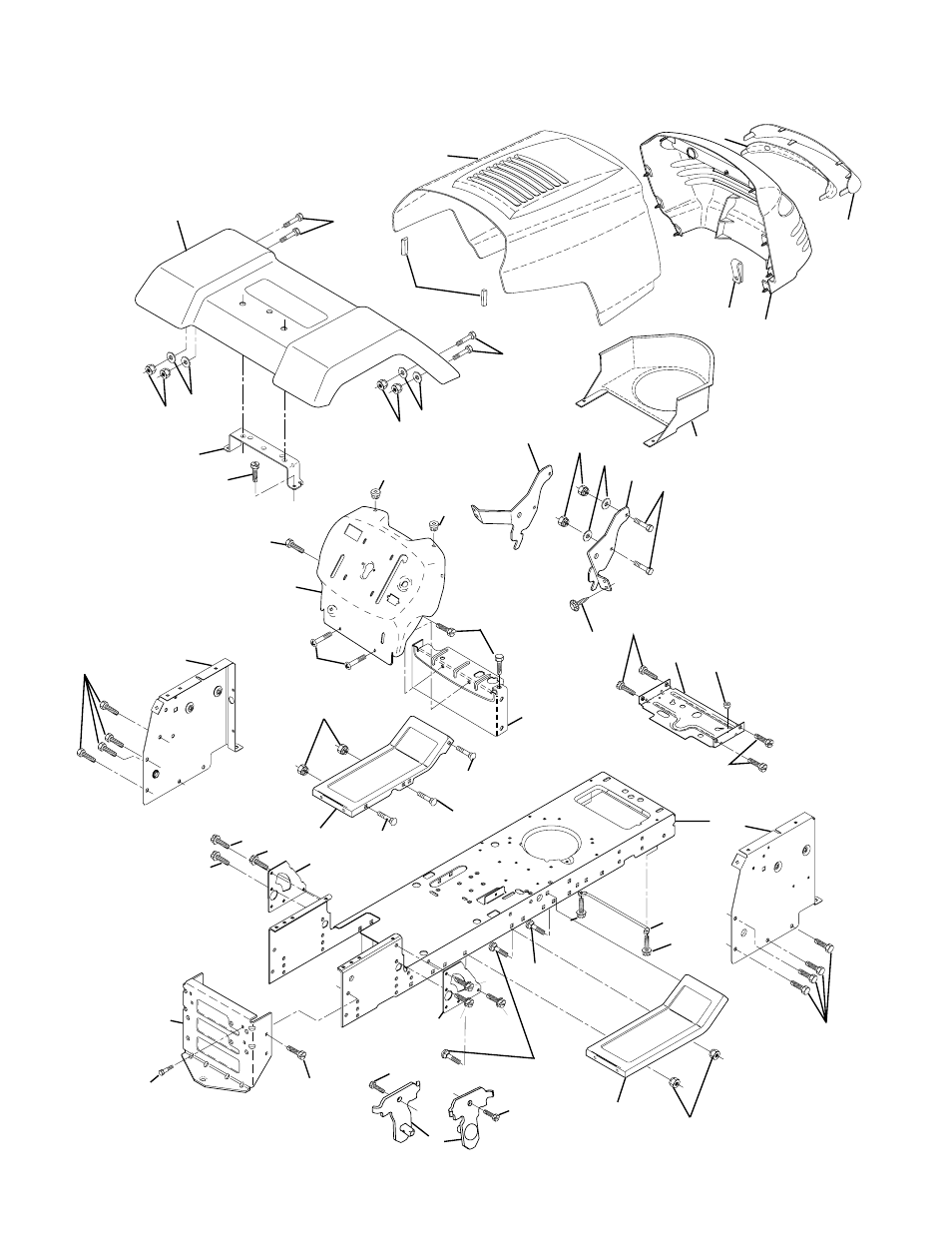 Chassis | Poulan 175718 User Manual | Page 32 / 48