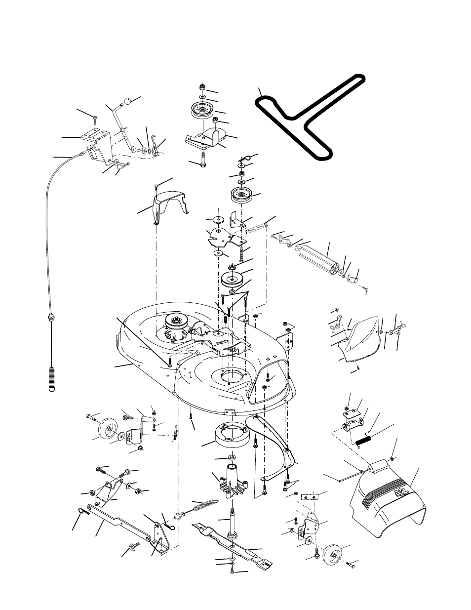 Mower deck | Poulan 175718 User Manual | Page 42 / 48