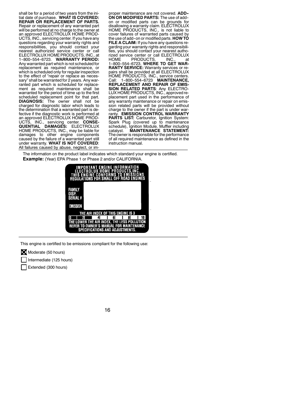 Poulan BC3150 User Manual | Page 16 / 16