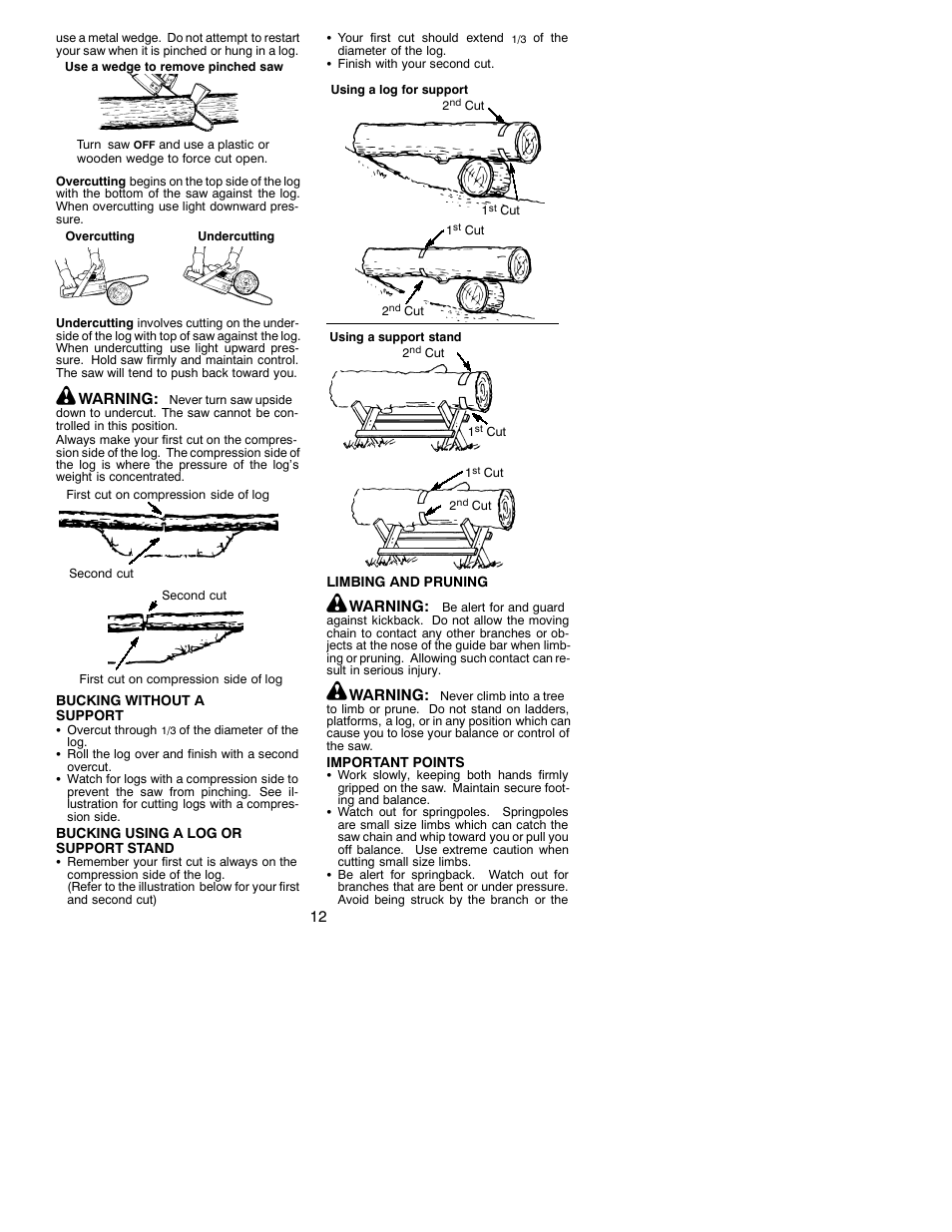 Poulan 530088740 User Manual | Page 12 / 17