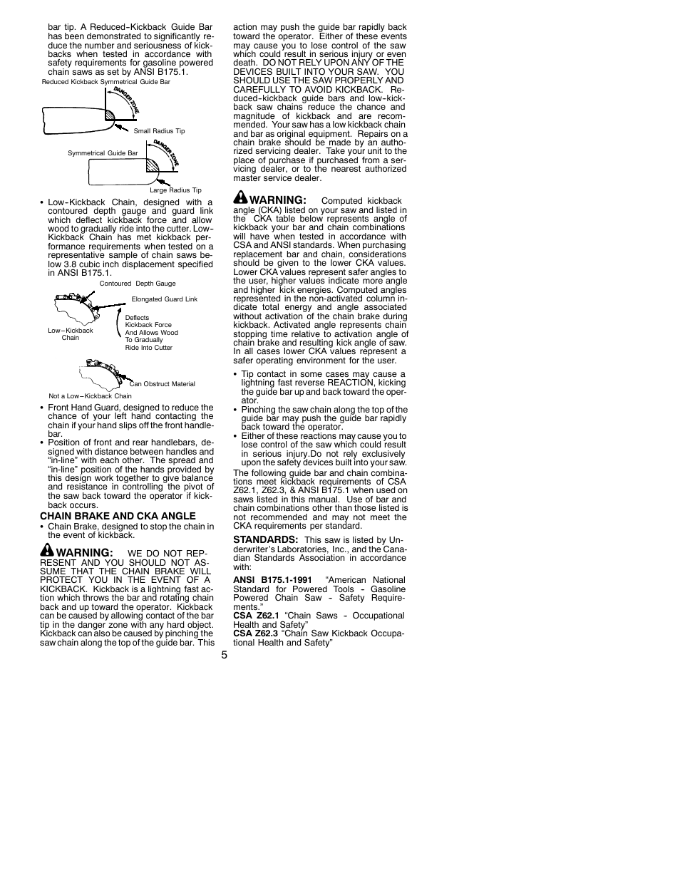 Poulan 530088740 User Manual | Page 5 / 17