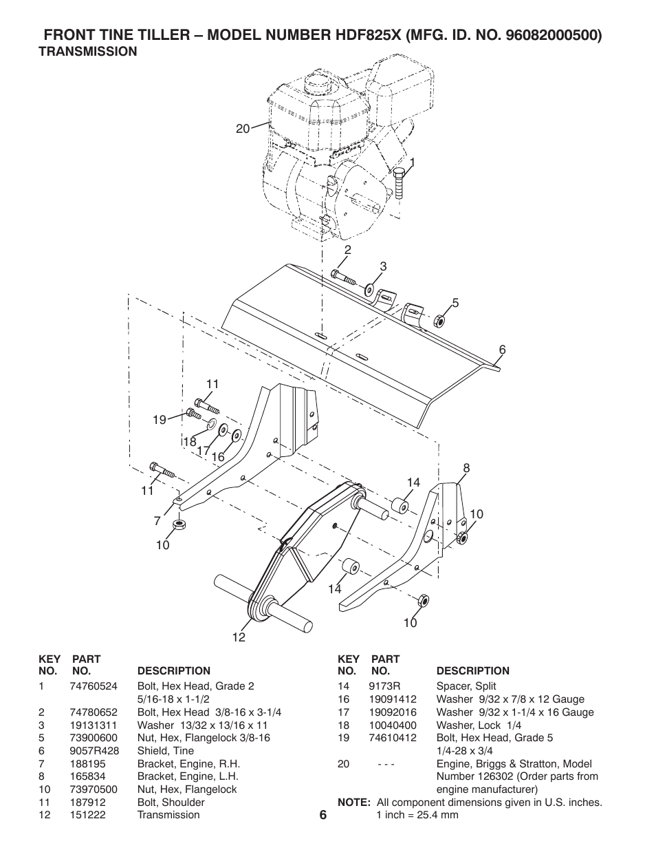 Poulan 96082000500 User Manual | Page 6 / 8