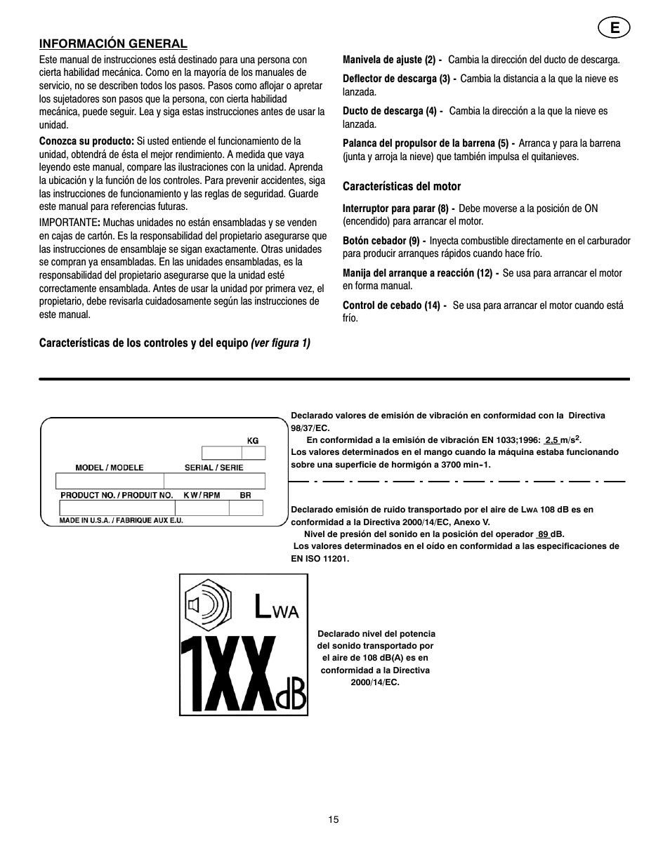 Poulan 96194000300 User Manual | Page 15 / 56