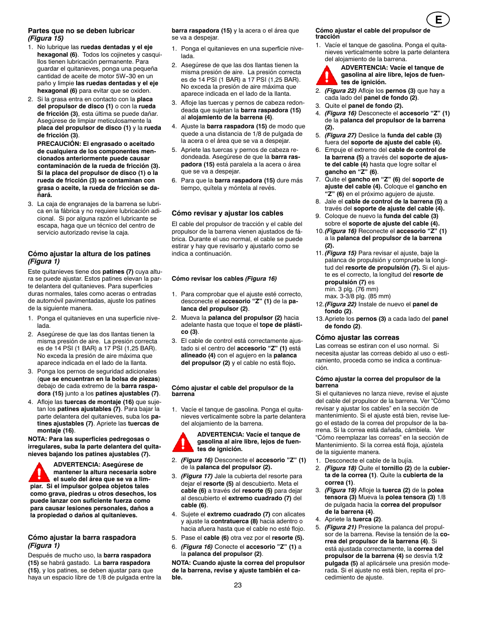 Poulan 96194000300 User Manual | Page 23 / 56