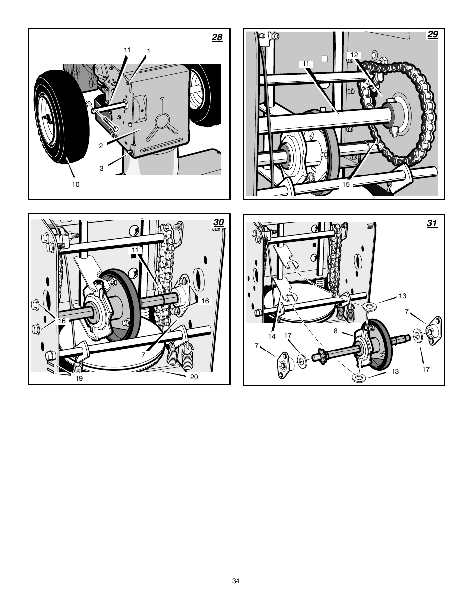 Poulan 96194000300 User Manual | Page 34 / 56