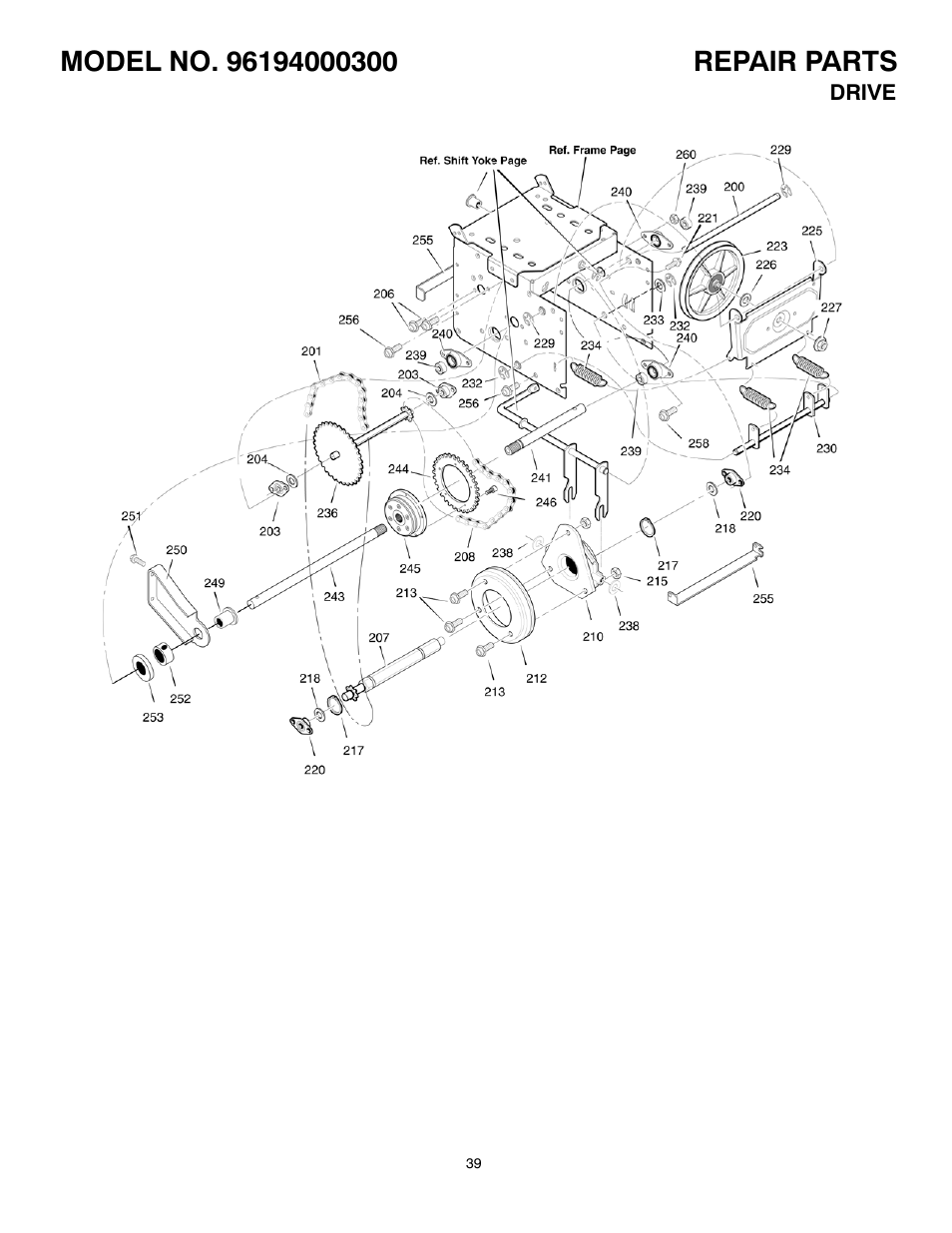 Poulan 96194000300 User Manual | Page 39 / 56