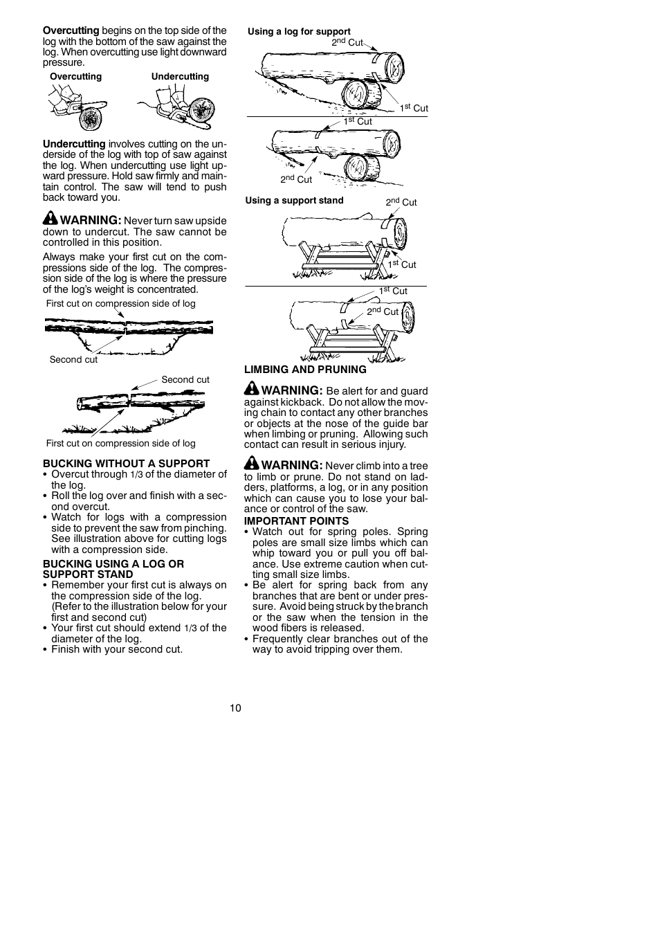 Poulan 952044370 User Manual | Page 10 / 16