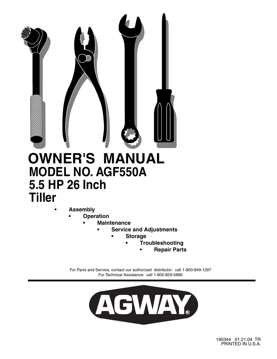 Poulan AGF550A User Manual | 24 pages