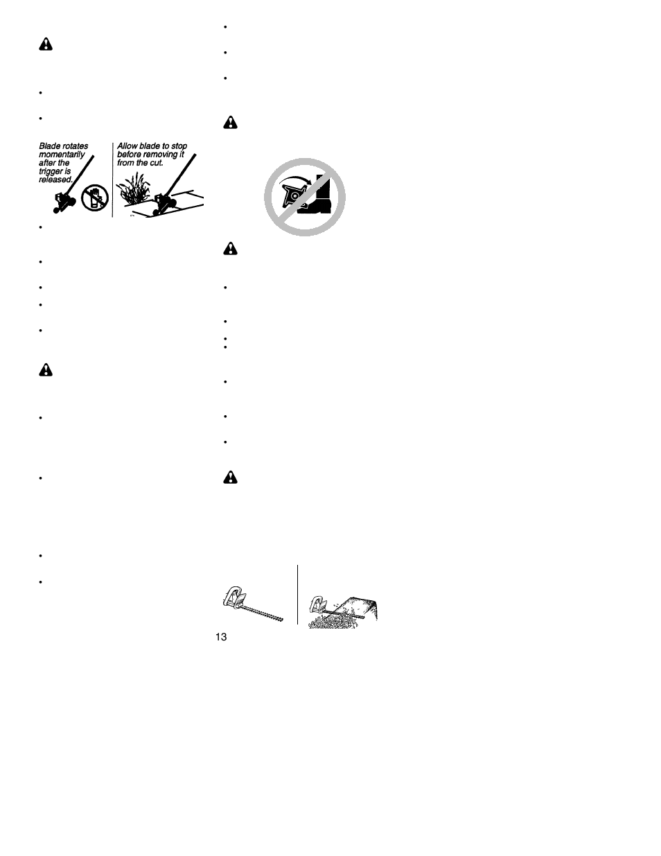 Poulan 530163727 User Manual | Page 13 / 19
