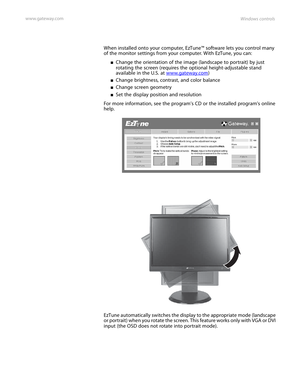 Eztune software | Preference Audio FPD1975W User Manual | Page 23 / 38