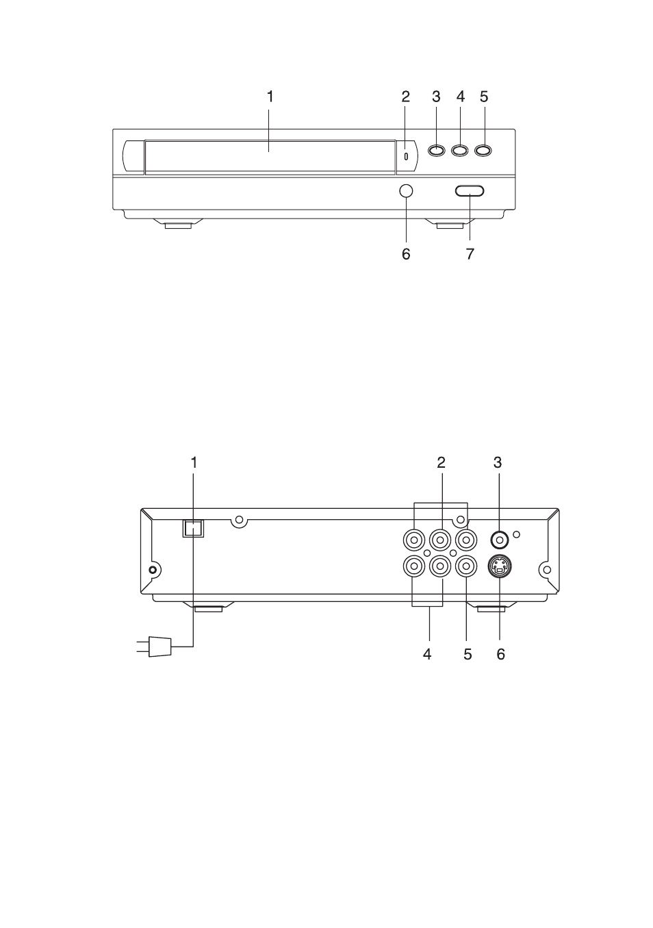 Front panel control, Rear panel control | Preference Audio DHM-0100 User Manual | Page 7 / 22