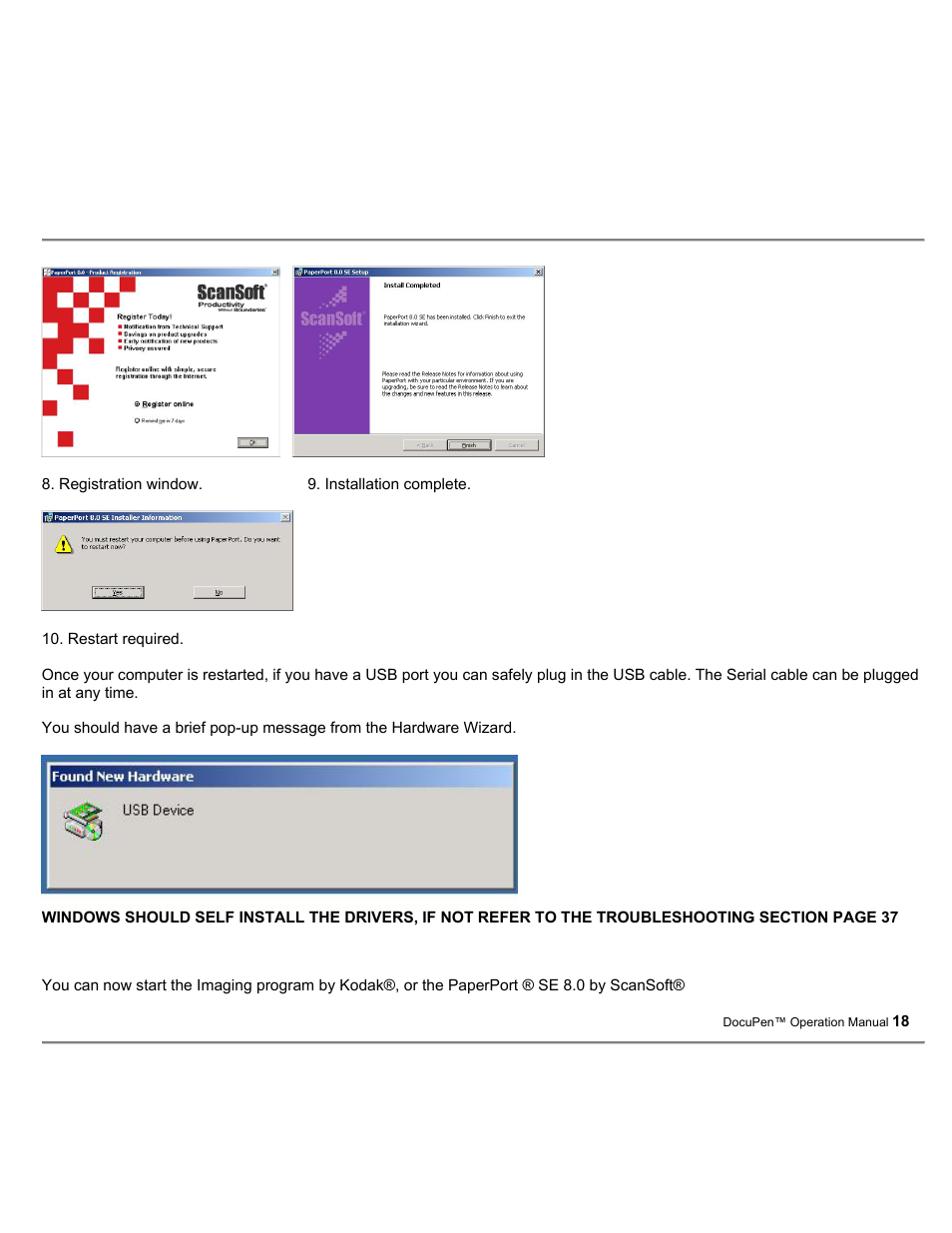 Planon System Solutions DocuPort Series DocuPen User Manual | Page 18 / 48