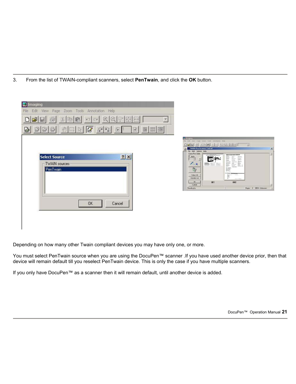 Planon System Solutions DocuPort Series DocuPen User Manual | Page 21 / 48