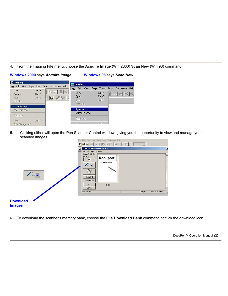 Planon System Solutions DocuPort Series DocuPen User Manual | Page 22 / 48