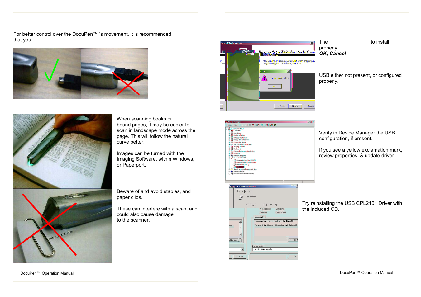 During scanning better control without cable, Additional scanning tips continued, Troubleshooting | Planon System Solutions R700 User Manual | Page 11 / 44