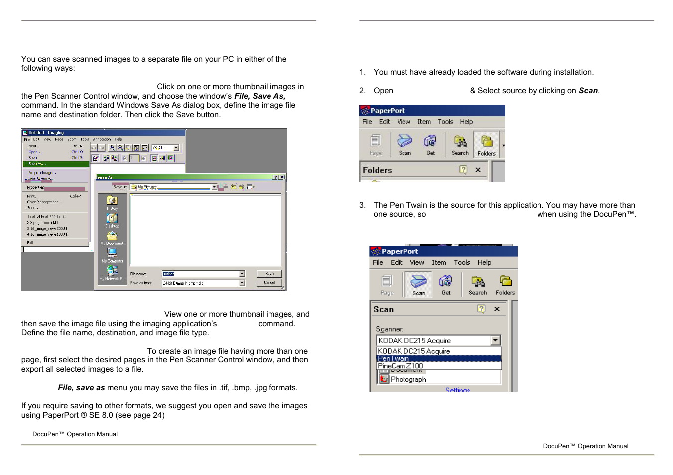 Saving images in windows's imaging, Se 8.0 | Planon System Solutions R700 User Manual | Page 22 / 44