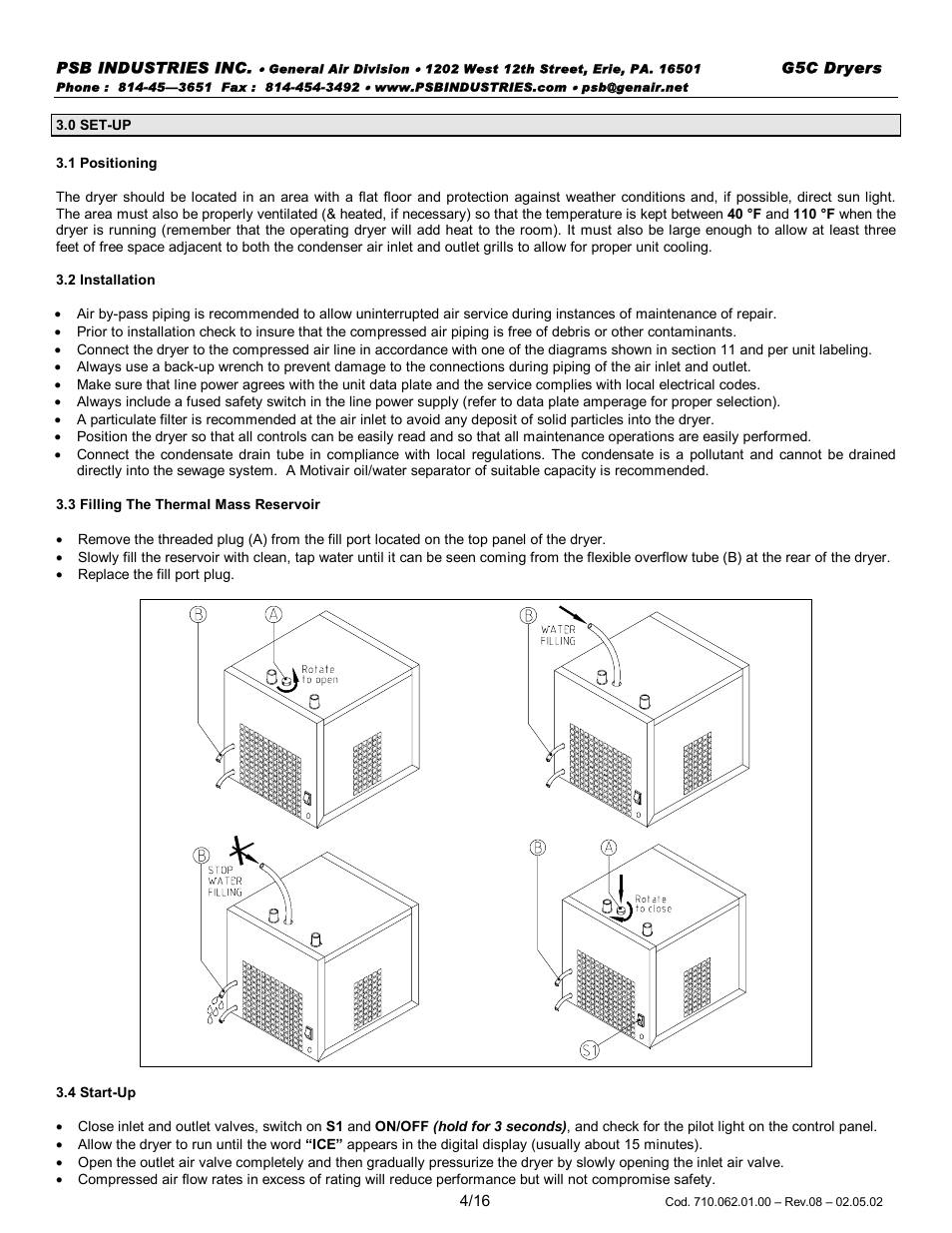 PSB Speakers GLACIER G5C 0018 User Manual | Page 4 / 18