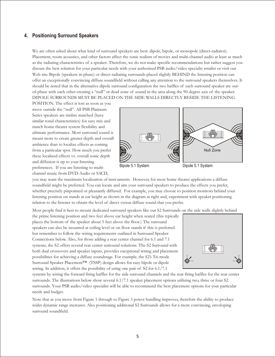 PSB Speakers Platinum Series User Manual | Page 5 / 13