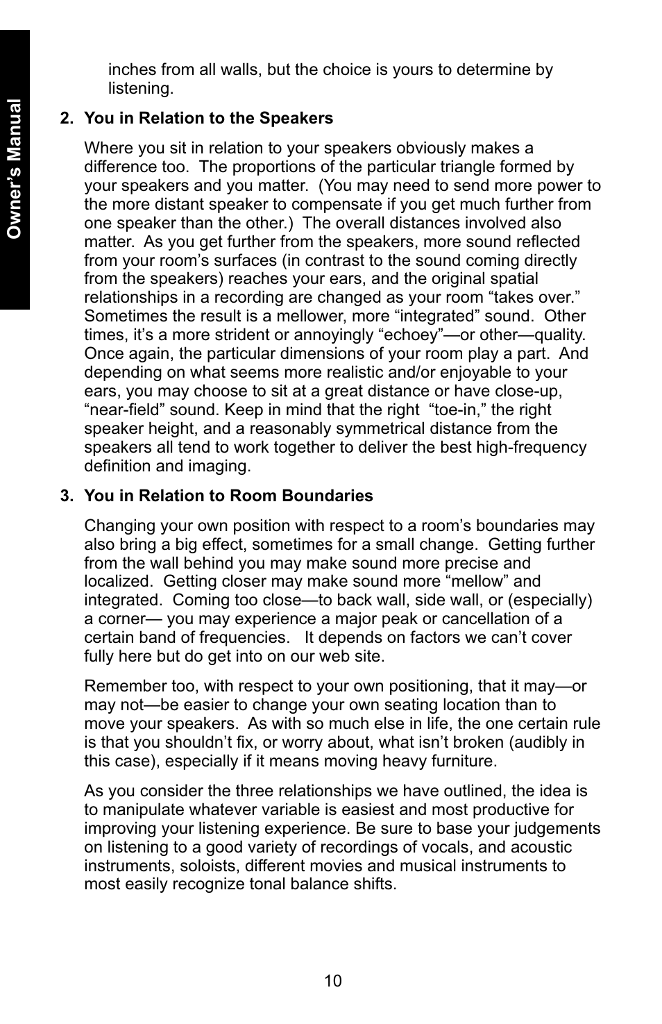 PSB Speakers 6919217 User Manual | Page 10 / 27