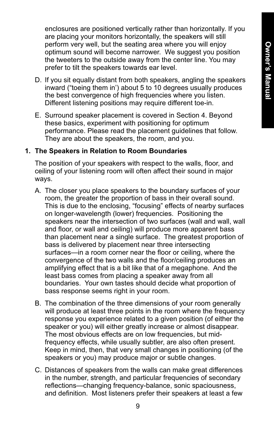 PSB Speakers 6919217 User Manual | Page 9 / 27