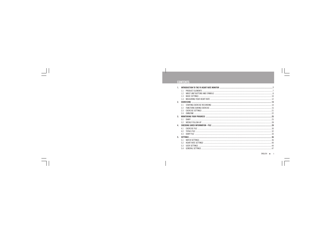 POLAR F6 User Manual | Page 3 / 31