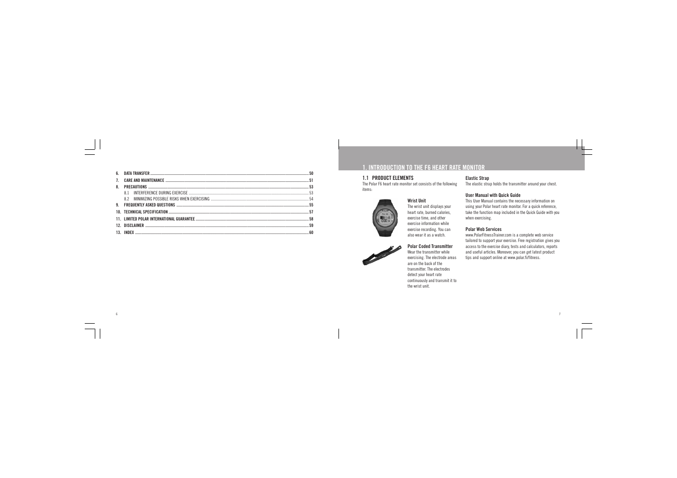 POLAR F6 User Manual | Page 4 / 31