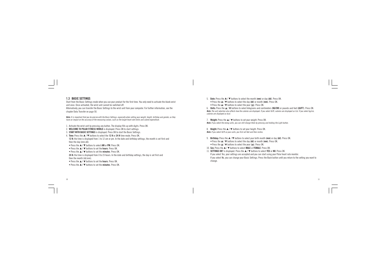 POLAR F6 User Manual | Page 6 / 31