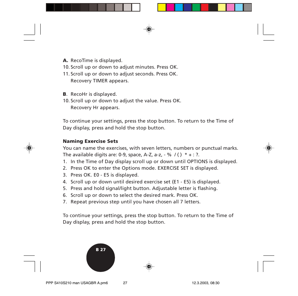 POLAR S410 User Manual | Page 29 / 94