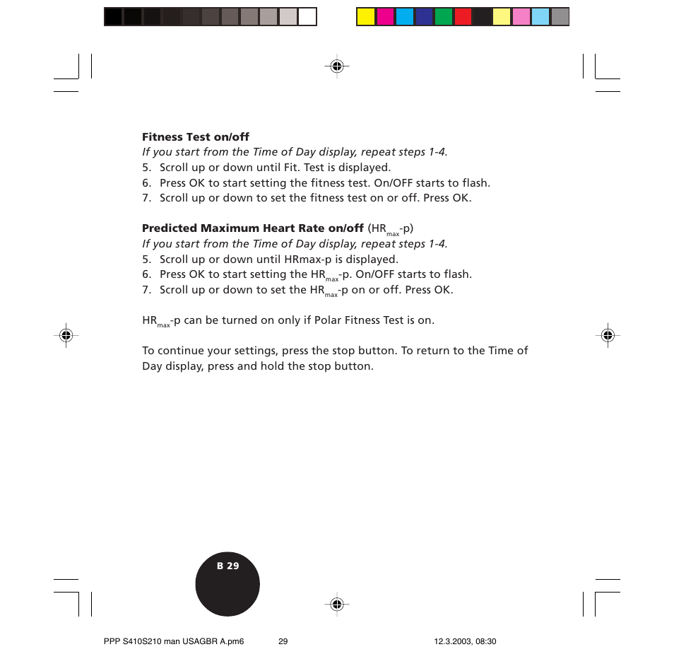 POLAR S410 User Manual | Page 31 / 94