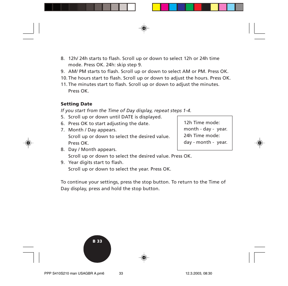 POLAR S410 User Manual | Page 35 / 94