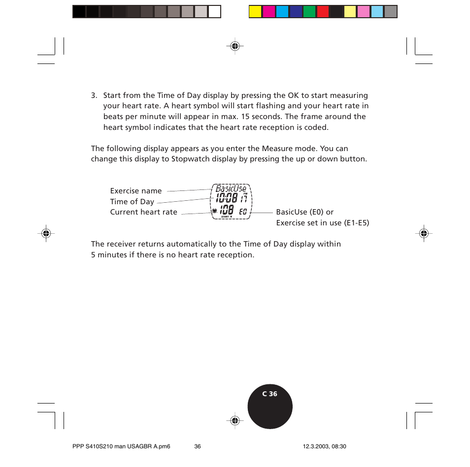 POLAR S410 User Manual | Page 38 / 94