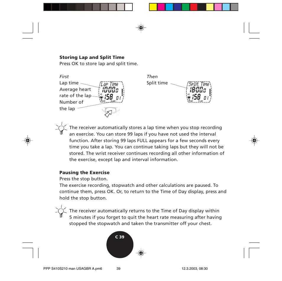 POLAR S410 User Manual | Page 41 / 94
