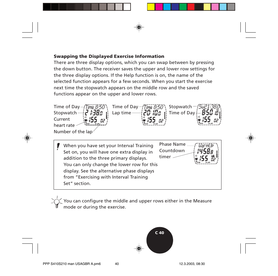 POLAR S410 User Manual | Page 42 / 94